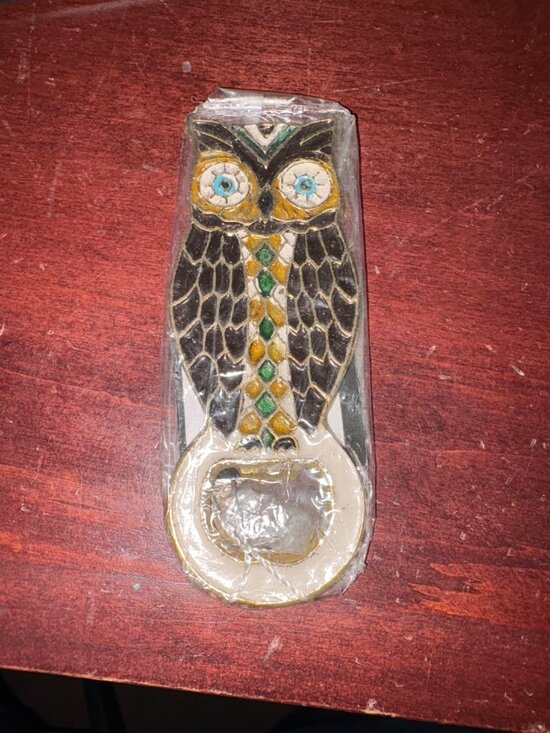 Costapouli Bros Ltd Other - Costapouli Bros Ltd Owl Bottle Opener In Gold & Multicolor - Best Quality New In